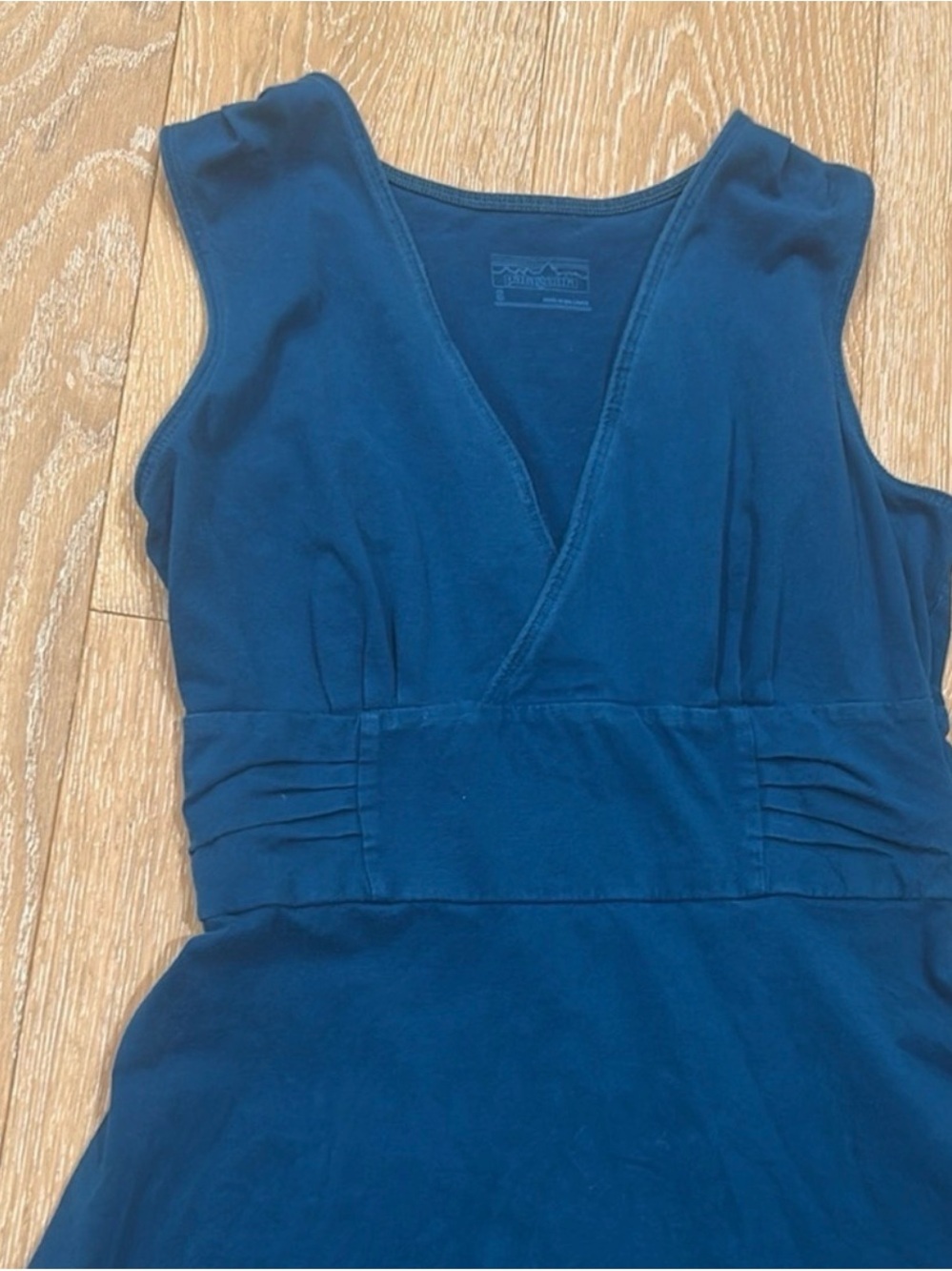 Sleeveless V-Neck Blue Women’s Patagonia Dress - Picture 2 of 6